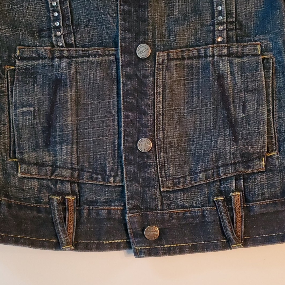 Richcow Jeans(RJ) Women's Blue Jean Jacket - Picture 13 of 16